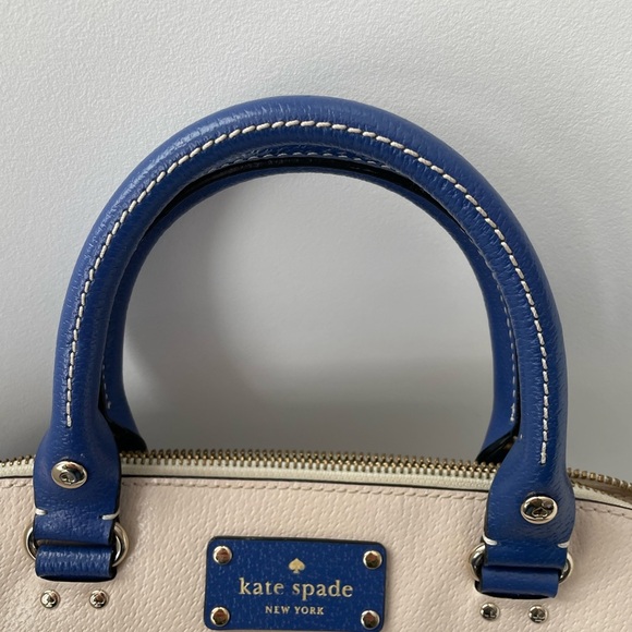 Kate spade wellesly rachelle royal blue and cream - Picture 3 of 7